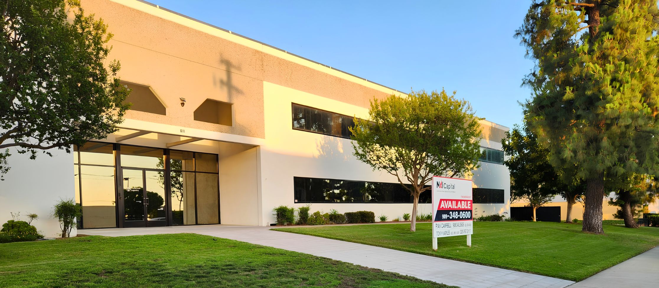 Ontario CA logistics facility front view