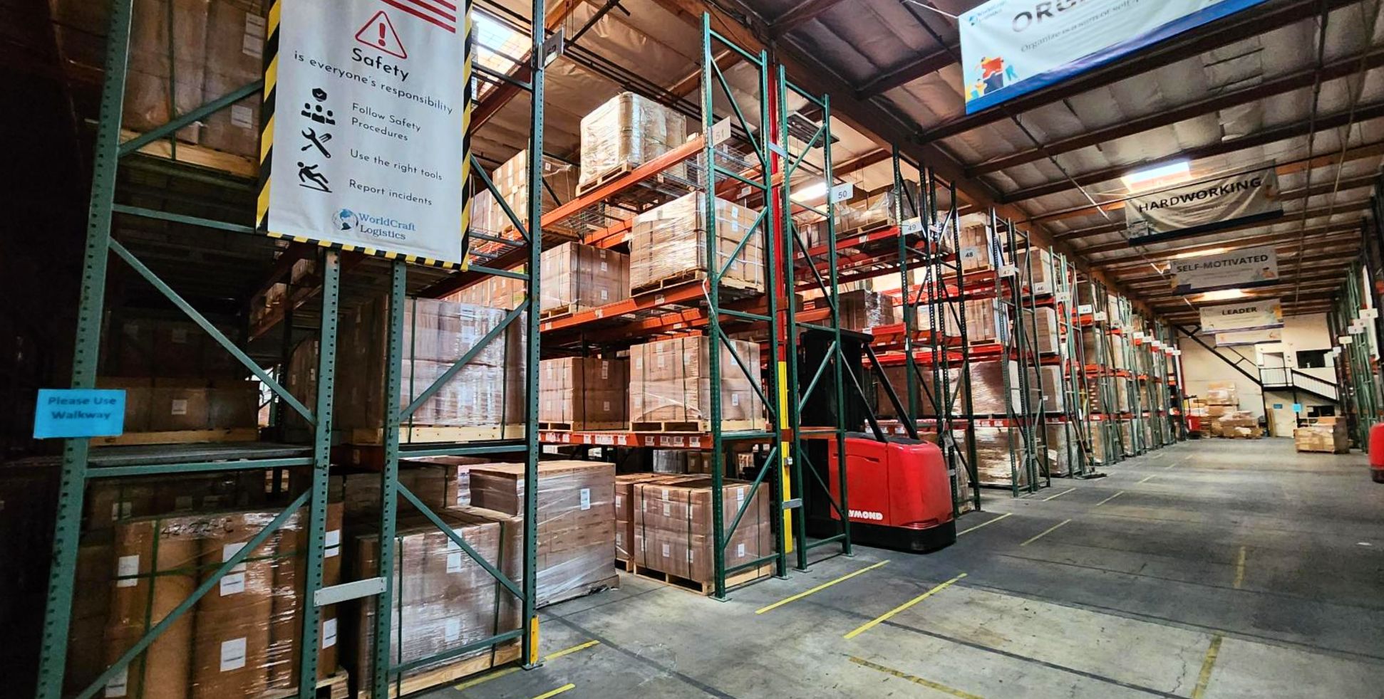 Ontario warehouse team meeting