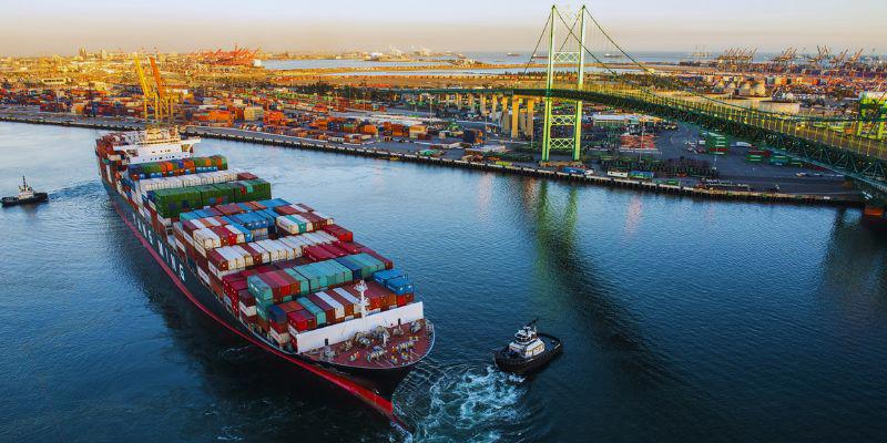 The Port of Los Angeles with container ship.jpg The Port of Los Angeles with container ship