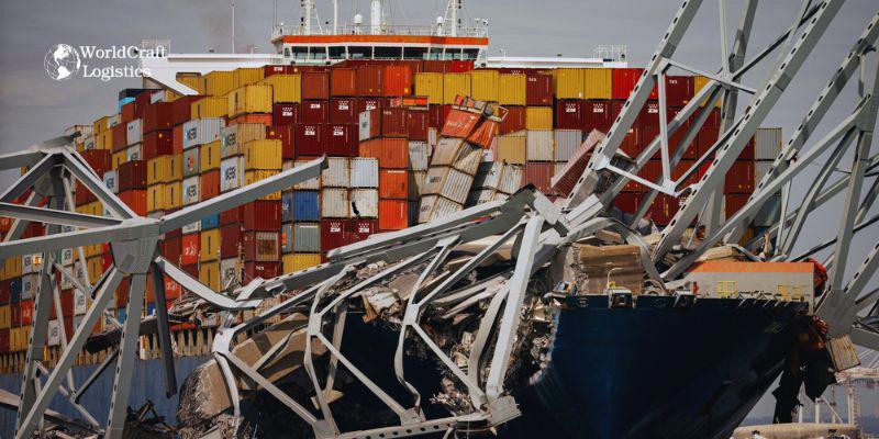Baltimore bridge crumbles following collision with containership.jpg Baltimore bridge crumbles following collision with containership