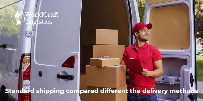Standard shipping compared different the delivery methods.jpg Standard shipping compared different the delivery methods