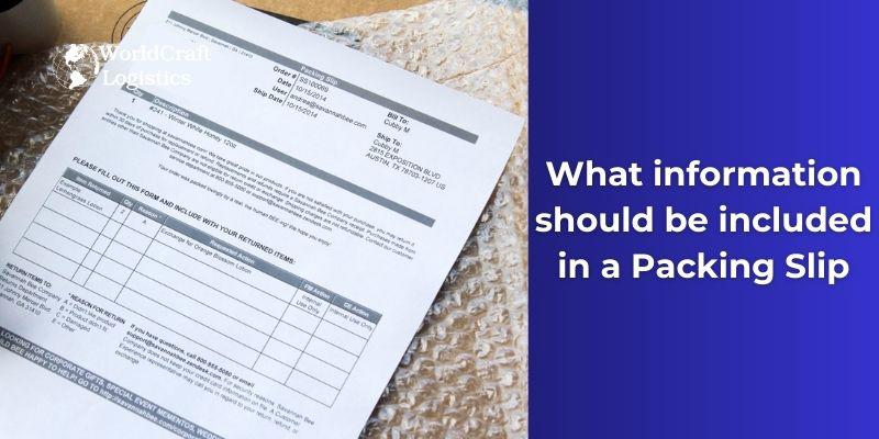 What information should be included in a Packing Slip.jpg What information should be included in a Packing Slip?