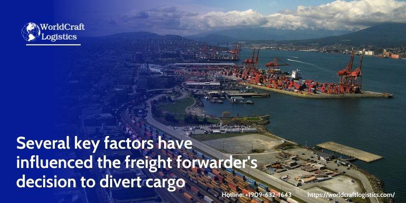 Several key factors have influenced the freight forwarders decision to divert cargo.jpg Several key factors have influenced the freight forwarders decision to divert cargo