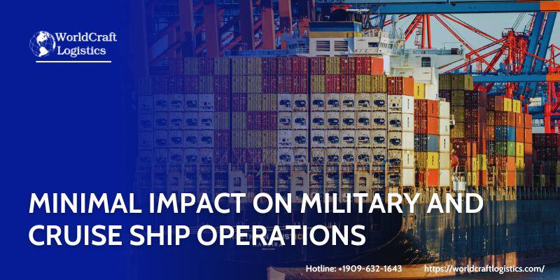 Minimal Impact on Military and Cruise Ship Operations.jpg Minimal Impact on Military and Cruise Ship Operations
