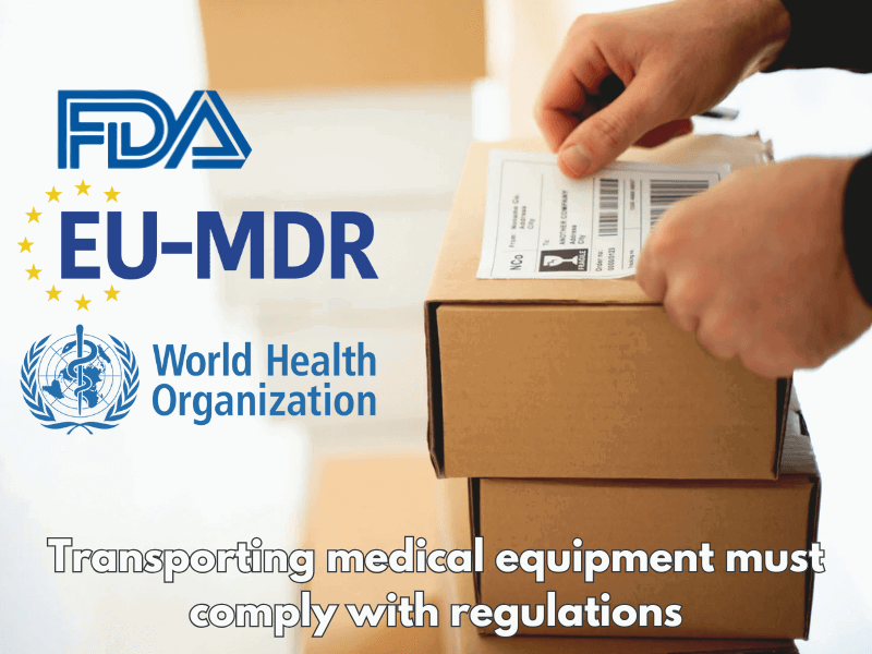 Transporting medical equipment must comply with regulations.png Transporting medical equipment must comply with regulations