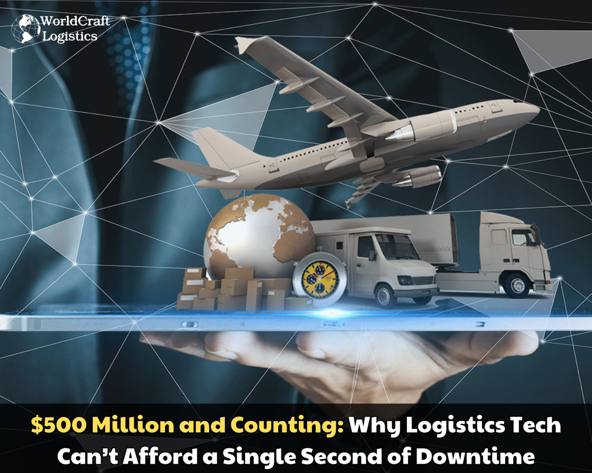 500 Million dollars and Counting.png Why Logistics Tech Can’t Afford a Single Second of Downtime