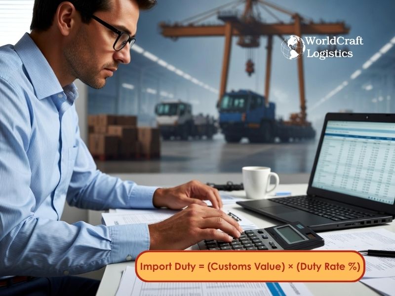 CALCULATING IMPORT DUTY ON MACHINERY IN USA