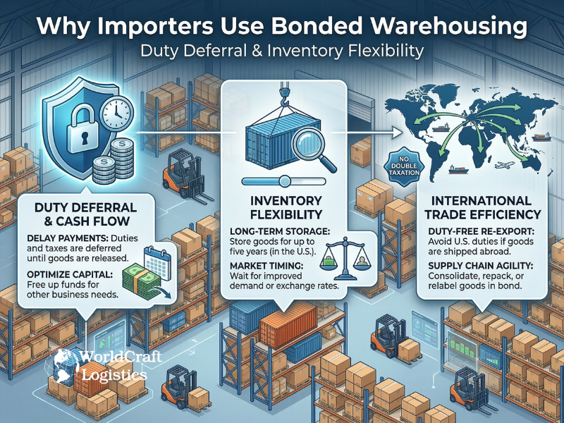 Why Importers Use Bonded Warehousing β Duty Deferral and Storage Benefits
