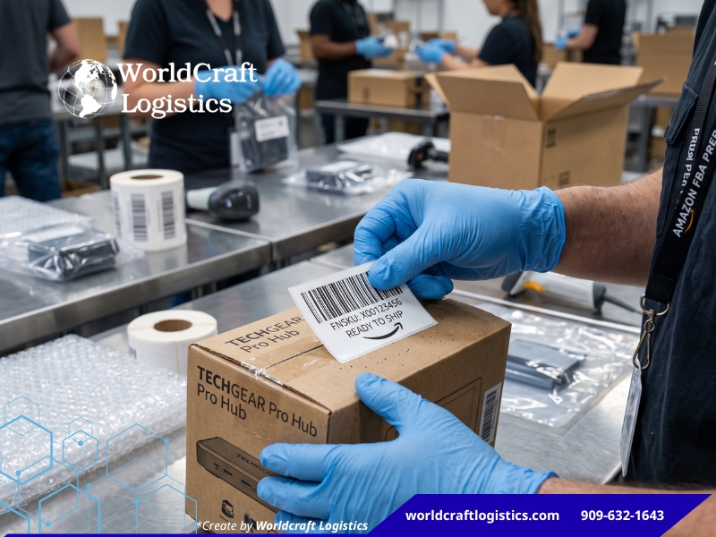 Close-up of professional hands applying FNSKU barcode labels for Amazon FBA prep.jpg